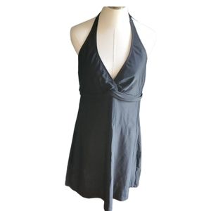 Athleta black  halter dress